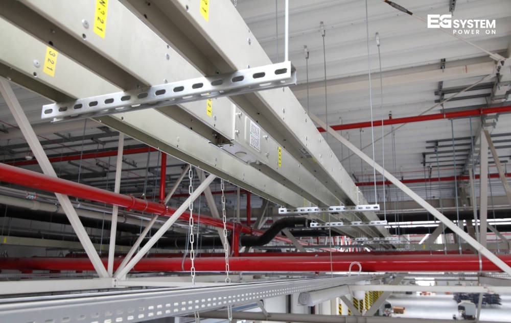 Systemy szynoprzewodowe spełniające normy bezpieczeństwa pożarowego.