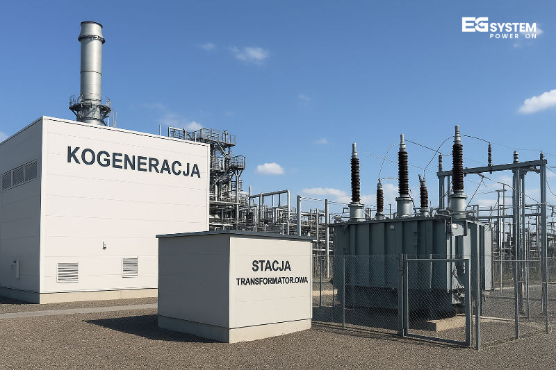 kogeneracja i stacja transforomatorowa